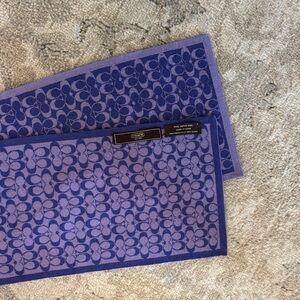 Coach 100% wool scarf